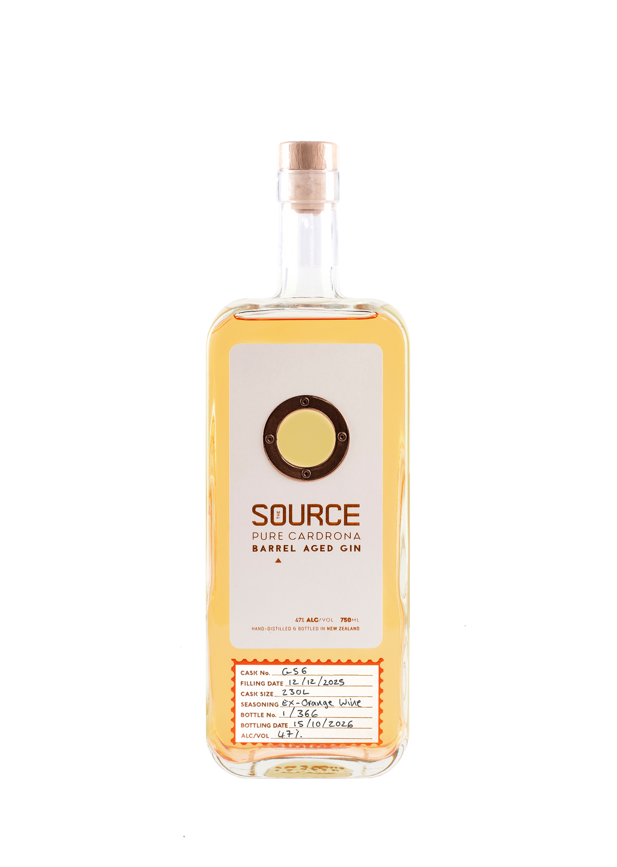 The Source ex-Orange Wine Barrel Aged Gin