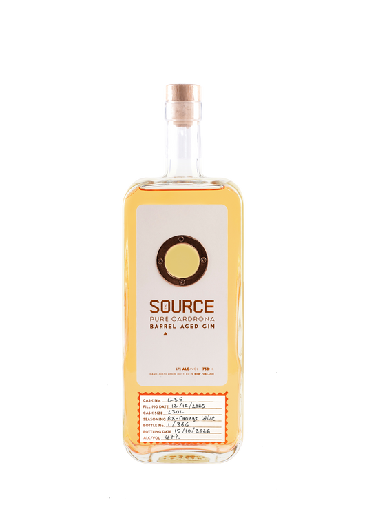 The Source ex-Orange Wine Barrel Aged Gin