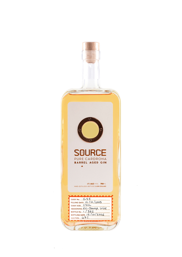 The Source ex-Orange Wine Barrel Aged Gin