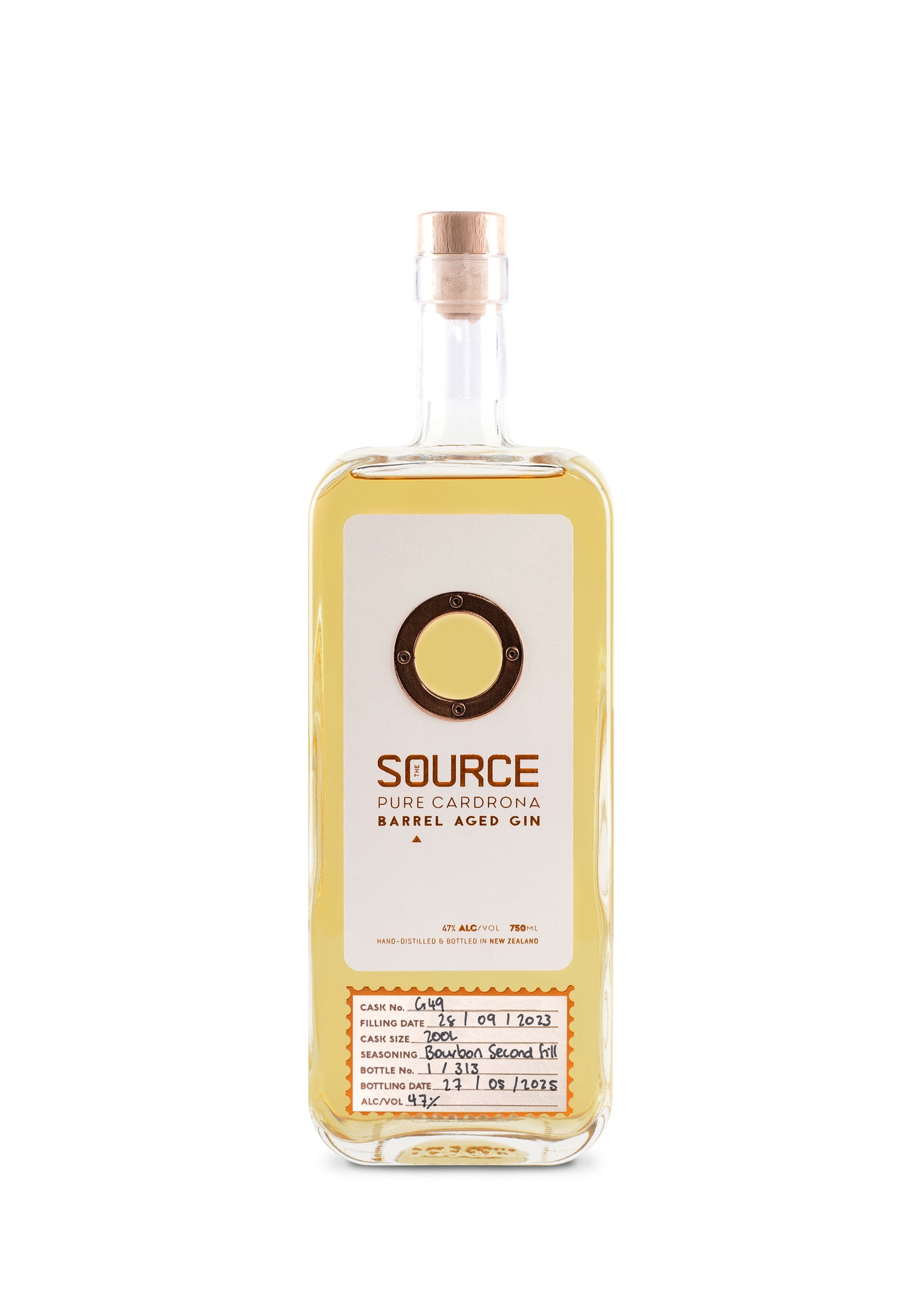 Bourbon Barrel Aged Source Gin - NZ