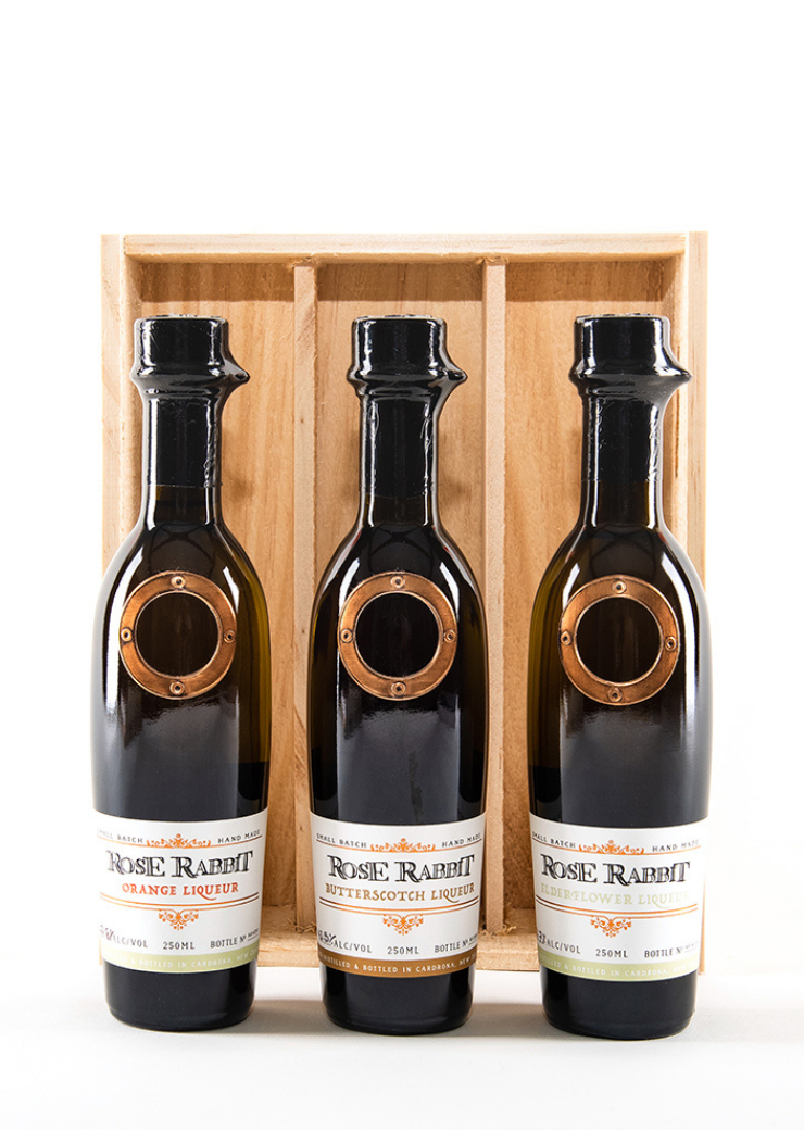 Rose Rabbit Liqueur 250ml Trio - NZ