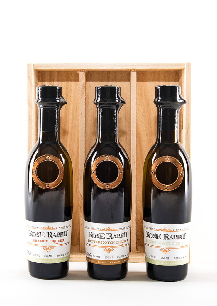 Rose Rabbit Liqueur 250ml Trio